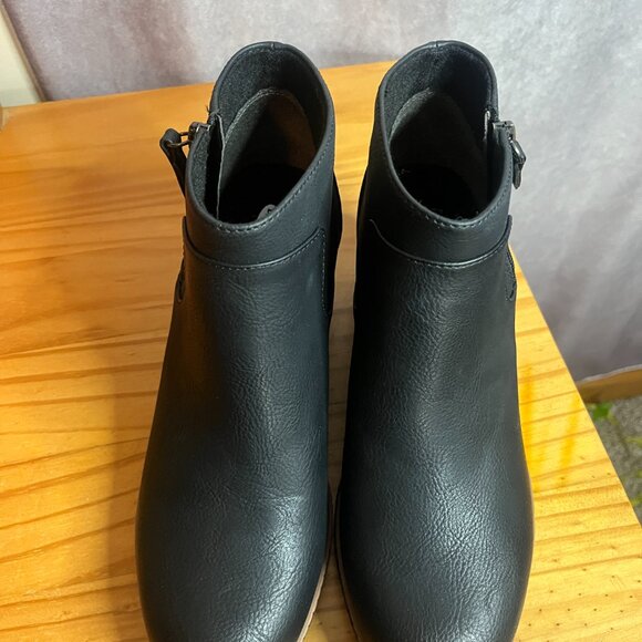 NIB Women's Dr Scholl's Black Wedge Bootie size 8.5 - Picture 4 of 9